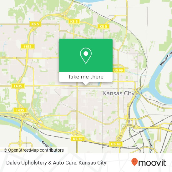 Dale's Upholstery & Auto Care map
