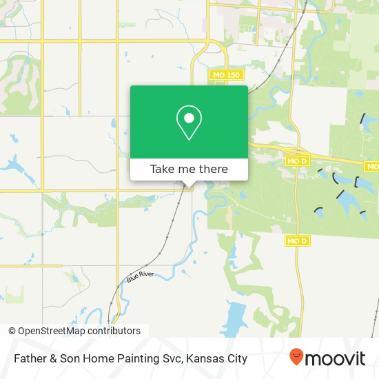Father & Son Home Painting Svc map