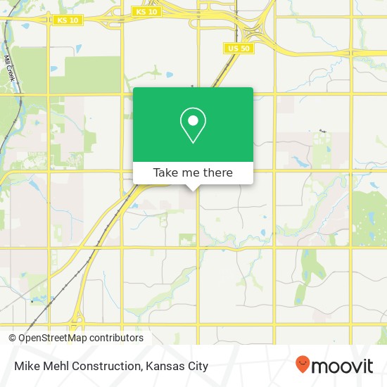 Mike Mehl Construction map