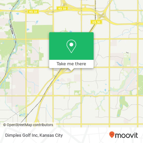 Dimples Golf Inc map