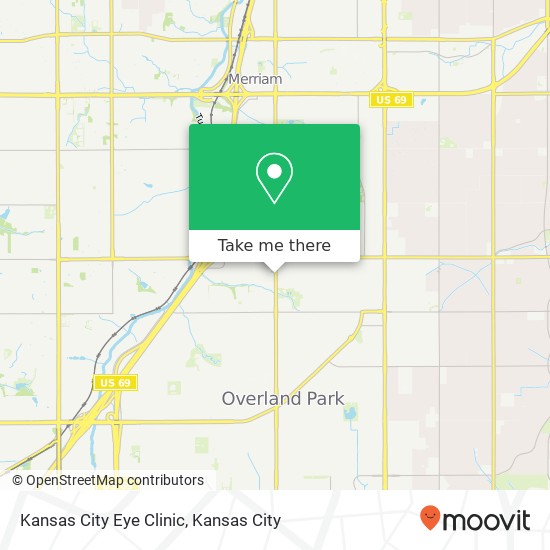 Kansas City Eye Clinic map