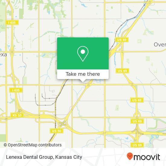 Mapa de Lenexa Dental Group