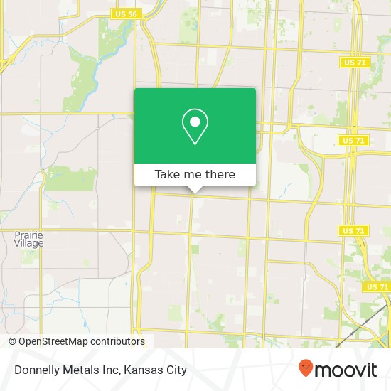 Mapa de Donnelly Metals Inc