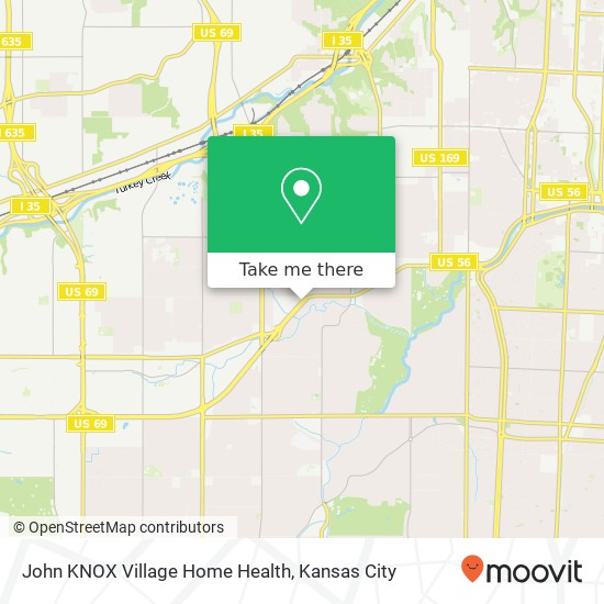 John KNOX Village Home Health map