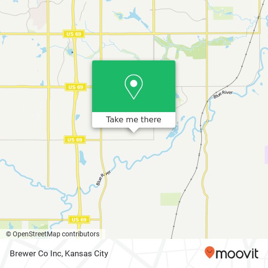 Brewer Co Inc map