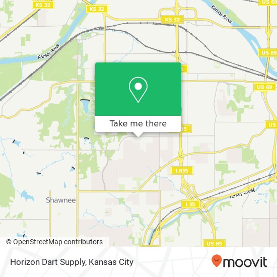 Horizon Dart Supply map