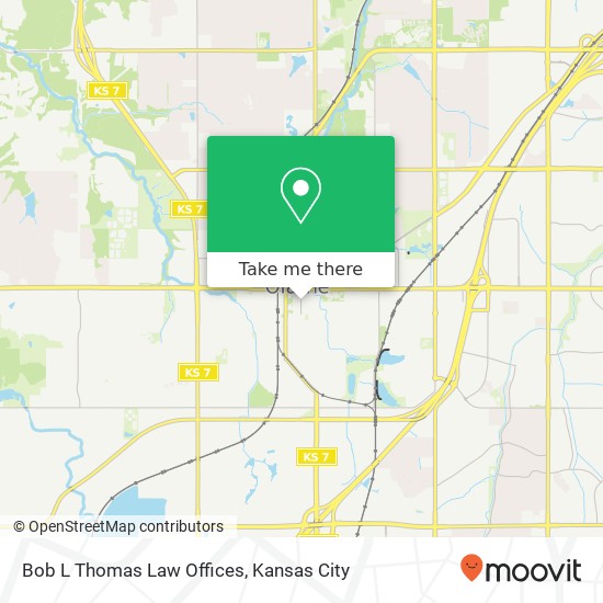Mapa de Bob L Thomas Law Offices