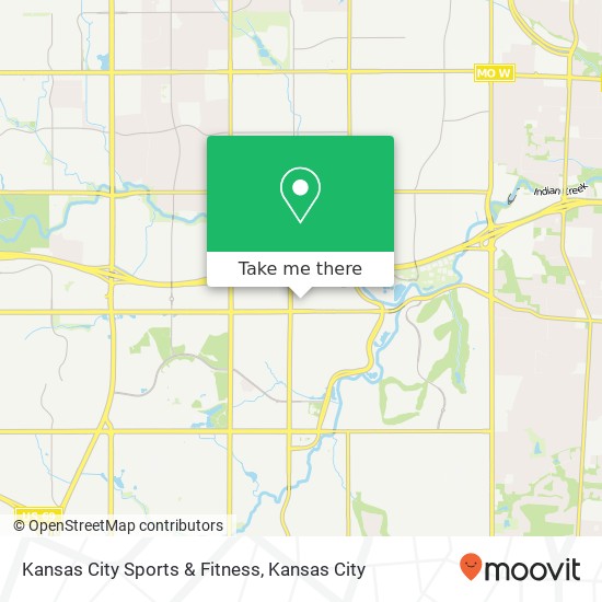Mapa de Kansas City Sports & Fitness