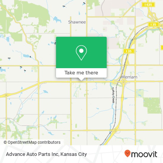 Advance Auto Parts Inc map