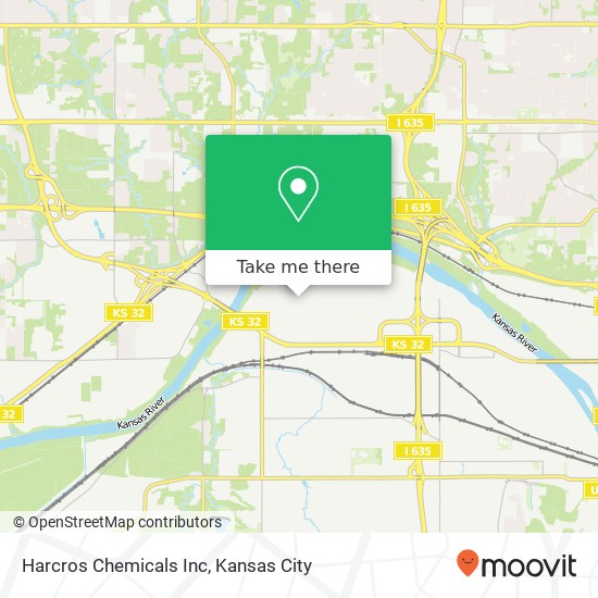 Mapa de Harcros Chemicals Inc