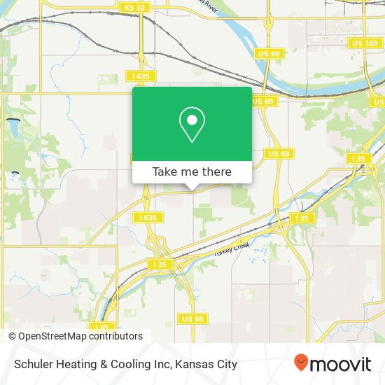 Mapa de Schuler Heating & Cooling Inc