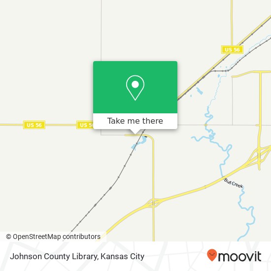 Mapa de Johnson County Library