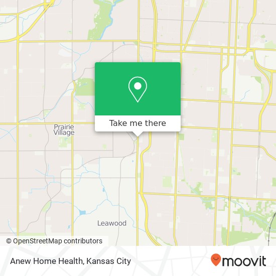 Anew Home Health map