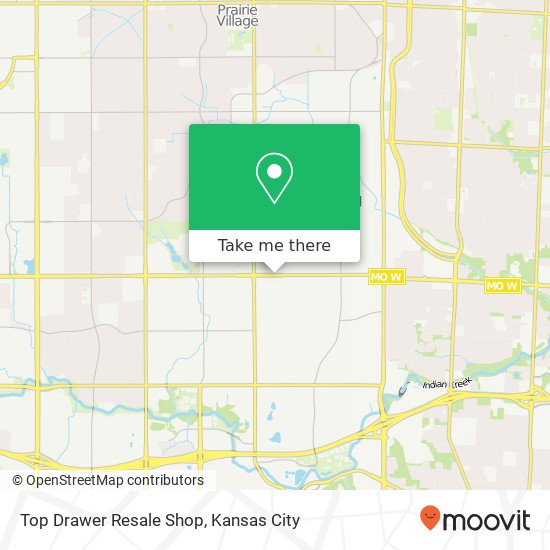 Mapa de Top Drawer Resale Shop