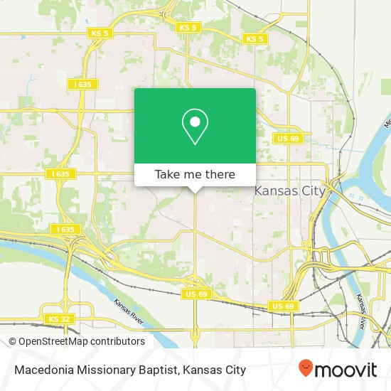 Mapa de Macedonia Missionary Baptist