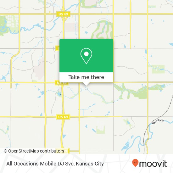 All Occasions Mobile DJ Svc map
