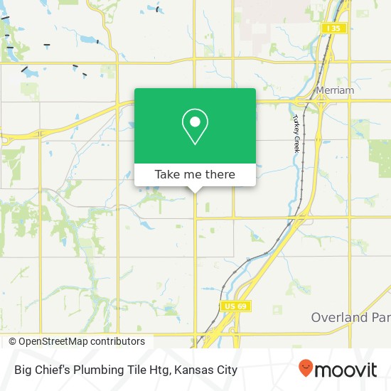 Mapa de Big Chief's Plumbing Tile Htg