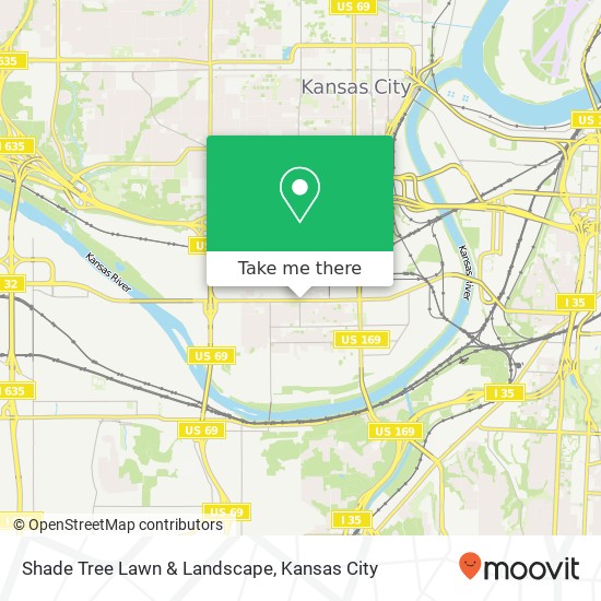 Shade Tree Lawn & Landscape map