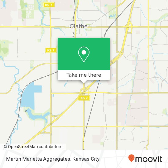 Martin Marietta Aggregates map