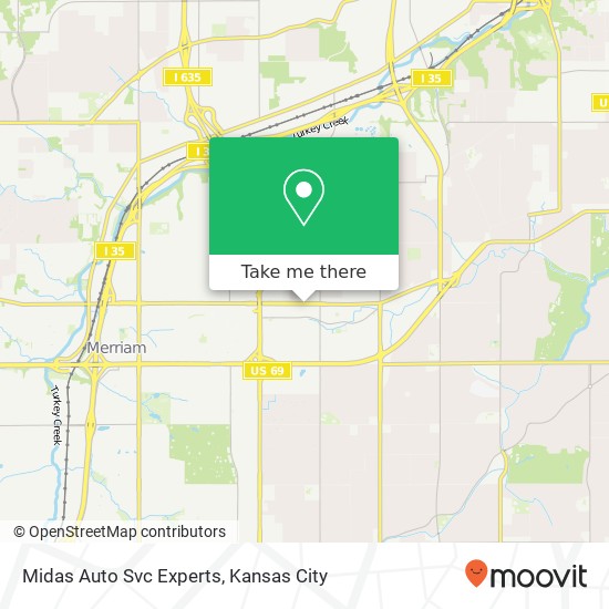 Midas Auto Svc Experts map