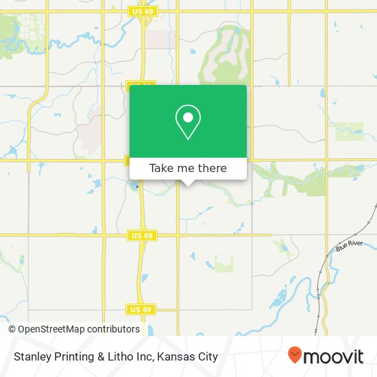 Mapa de Stanley Printing & Litho Inc