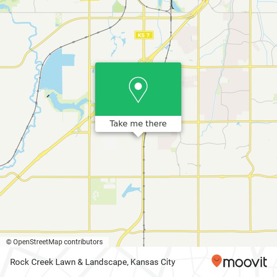 Rock Creek Lawn & Landscape map