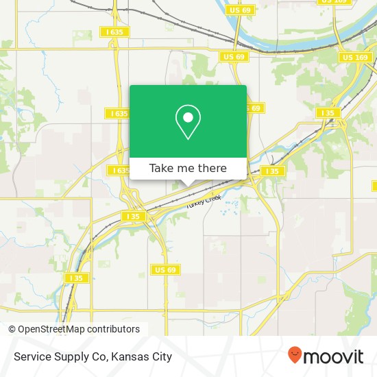 Service Supply Co map