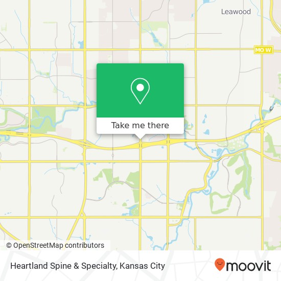 Heartland Spine & Specialty map