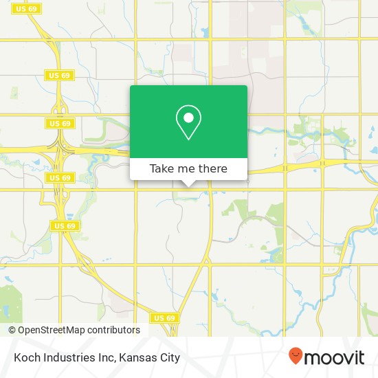 Mapa de Koch Industries Inc