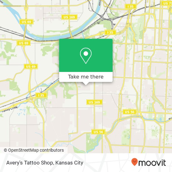 Avery's Tattoo Shop map