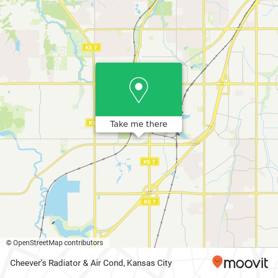 Mapa de Cheever's Radiator & Air Cond