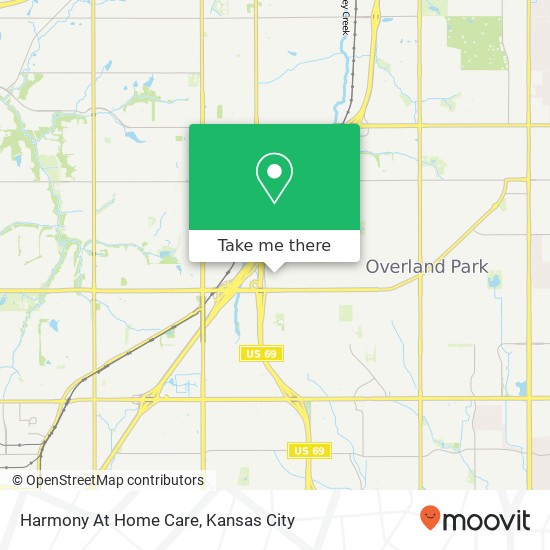 Harmony At Home Care map