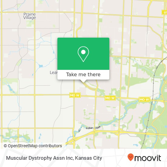 Muscular Dystrophy Assn Inc map