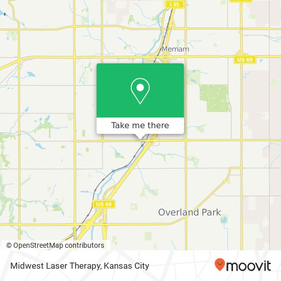 Mapa de Midwest Laser Therapy