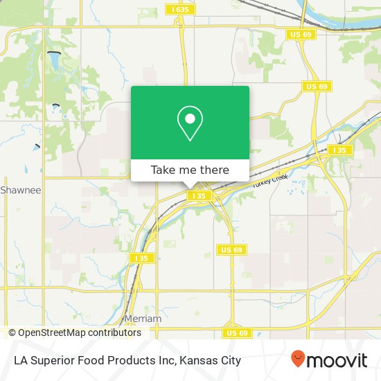 Mapa de LA Superior Food Products Inc