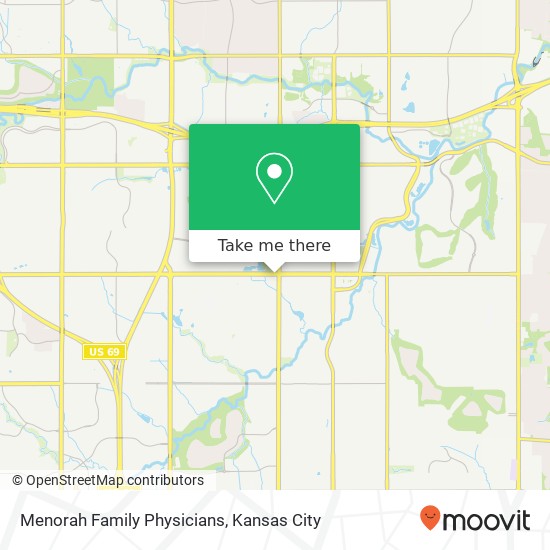 Menorah Family Physicians map