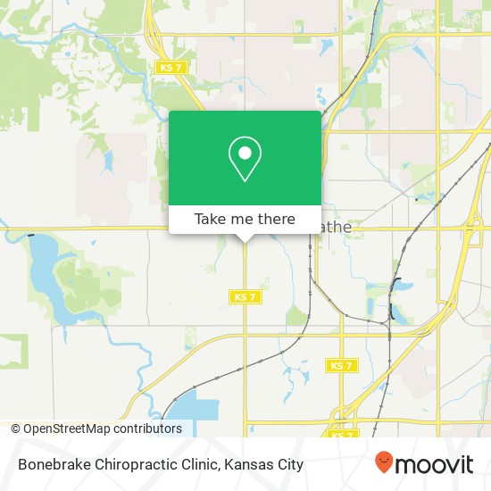 Bonebrake Chiropractic Clinic map