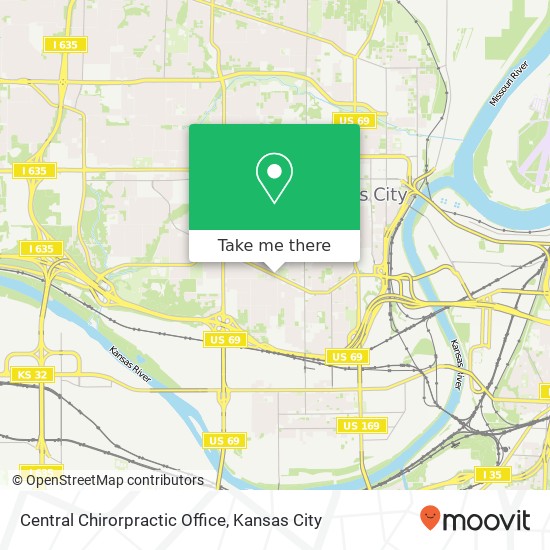 Central Chirorpractic Office map