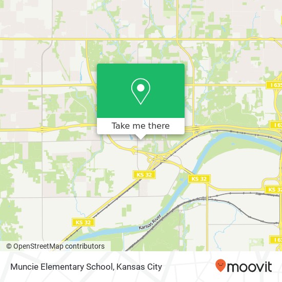 Muncie Elementary School map