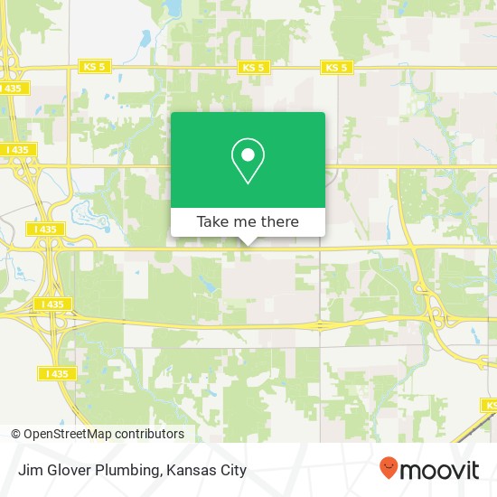 Mapa de Jim Glover Plumbing