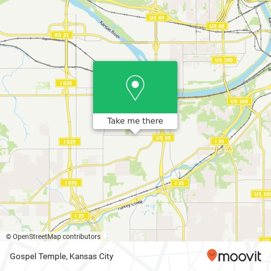 Gospel Temple map