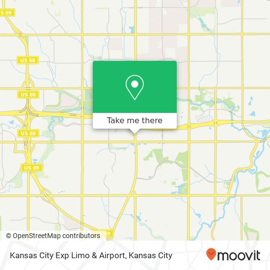 Kansas City Exp Limo & Airport map