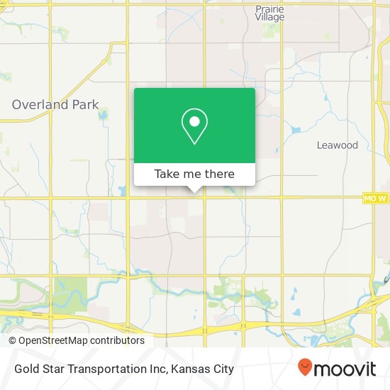 Gold Star Transportation Inc map