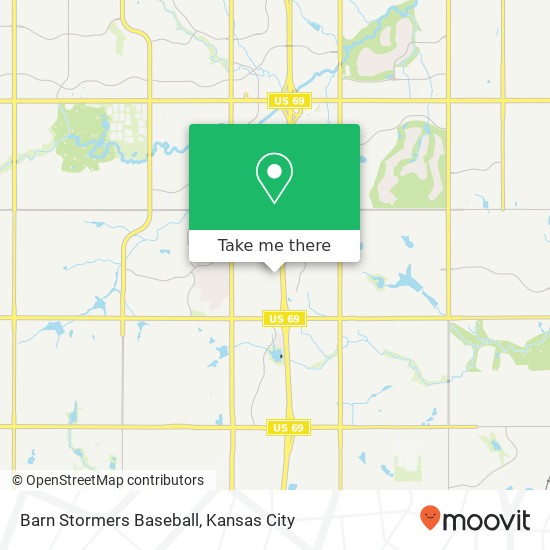 Mapa de Barn Stormers Baseball