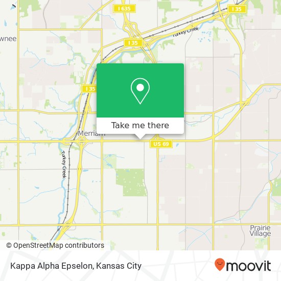 Mapa de Kappa Alpha Epselon