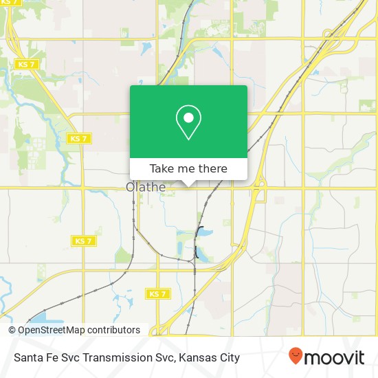 Santa Fe Svc Transmission Svc map