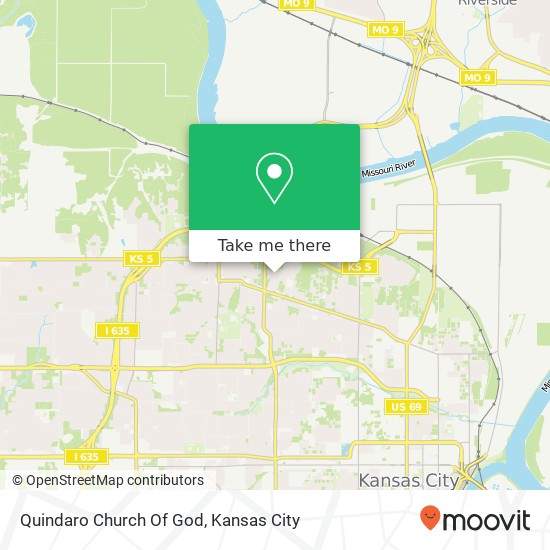 Quindaro Church Of God map