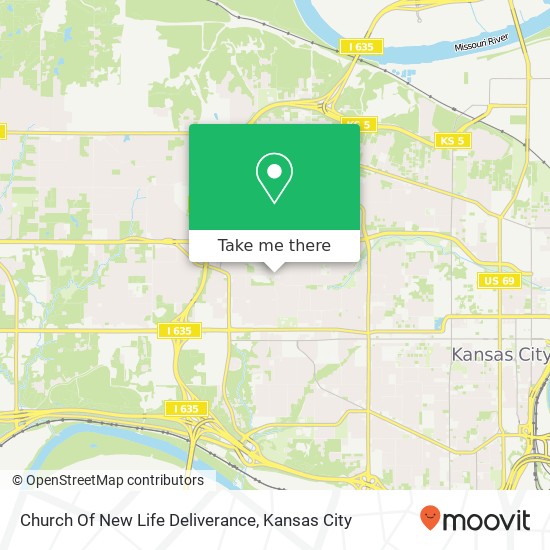 Mapa de Church Of New Life Deliverance