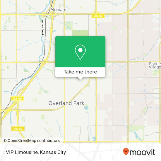 VIP Limousine map