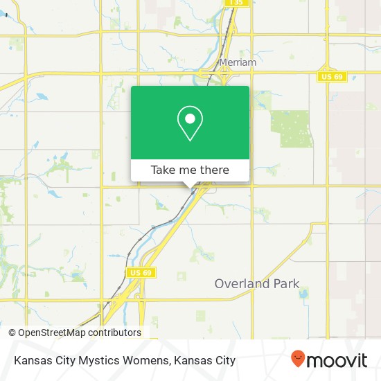 Kansas City Mystics Womens map